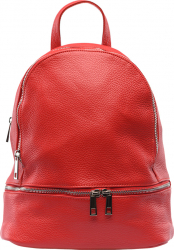 Rucsac dama piele Toro Nero Suede red 