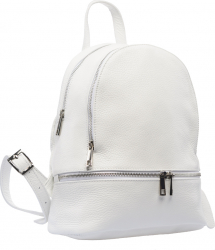 Rucsac dama piele Toro Nero Suede white 