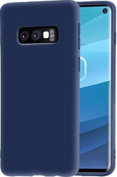 Husa protectie spate silicon pentru Samsung Galaxy S10E bumper ultraslim Bleumarin SHO826 