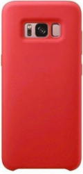 Husa protectie spate silicon pentru Samsung Galaxy S8 bumper ultraslim Rosu SHO969 
