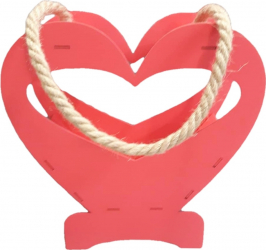 Cutie decorativa din lemn - model Heart 