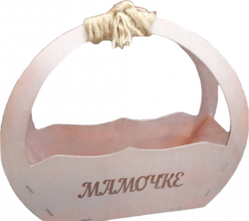 Cutie decorativa din lemn - model Rolly 