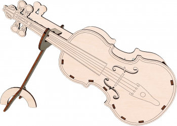 Cutie decorativa din lemn - model Violin 
