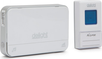 Sonerie wireless Delight 16 tonuri 60-90 dB raza actiune pana la 100 m culoare alb 