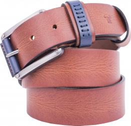 Curea piele barbati Toro Nero Coffee blue 110 cm 