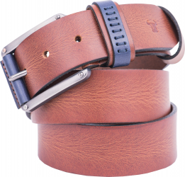 Curea piele barbati Toro Nero Coffee blue 135cm 