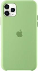Husa protectie spate cu logo Apple pentru iPhone 11 Pro silicon Verde SHO1145 