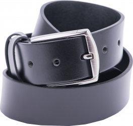 Curea piele barbati Toro Nero Black smooth 110cm 