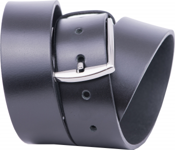 Curea piele barbati Toro Nero Black smooth 135 cm 