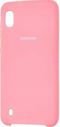 Husa protectie spate silicon soft pentru Samsung Galaxy A10/M10 bumper ultraslim Roz SHO1186