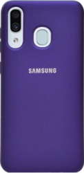 Husa protectie spate silicon soft pentru Samsung Galaxy A20/A30 bumper ultraslim Mov SHO1176 