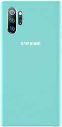 Husa protectie spate silicon soft pentru Samsung Galaxy Note 10 bumper ultraslim Bleu SHO1162 