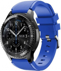 Curea Silicon Premium MTP Quick Release 22mm Blue pentru HUAWEI WATCH 2 Classic 