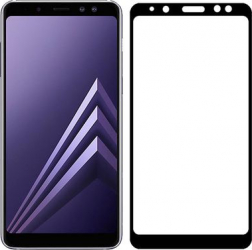 Folie protectie de sticla duritate 9H pentru Samsung Galaxy J6 + / J6 Plus 2018 negru SHO607 