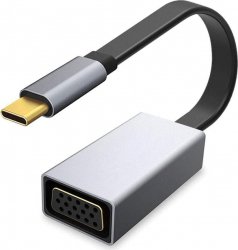 Adaptor multimedia Platinet PMMA9089-DC USB tip C la VGA 1080p 60Hz 