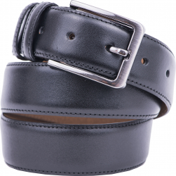 Curea piele barbati Toro Nero Simple black 120 cm 