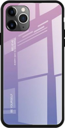 Husa de protectie Gradient pentru iPhone 11 Pro protectie spate bumper capac de protectie Roz Violet SHO1437 