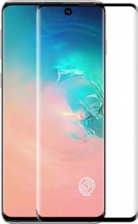 Folie protectie de sticla securizata duritate 9H pentru Samsung Galaxy S20 Ultra Negru-Transparent SHO1549 