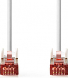 Cablu premium S-FTP Cat.6 Nedis CCGP85221GY150-DC mufat 2xRJ45 lungime 15m de legatura retea ethernet gri 