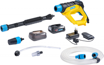 GLORIA Set MultiJet 18V - sistem mobil de spalare cu presiune cu acumulator BOSCH 2 5 Ah 