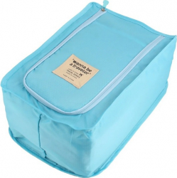 Geanta depozitare incaltaminte sau alte accesorii albastru 32 x 20 x 15 cm Vivo 