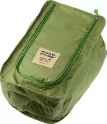 Geanta depozitare incaltaminte sau alte accesorii verde 32 x 20 x 15 cm Vivo