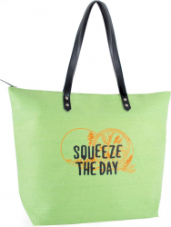 Geanta pentru plaja verde 48 x 37 cm Squeeze The Day BB1019 Vivo 