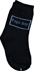 Sosete pentru copii marimea 25-27 negru Page Boy Vivo 
