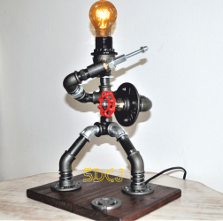 lampa gladiator steampunkdesigncj lampa steampunk corp de iluminat 