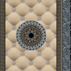 Tapet semilavabil hartie simplex imitatie captuseala 4031 crem deschis 0.53m x 10m