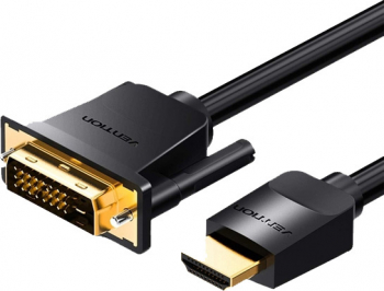 Cablu bidirectional HDMI la DVI si DVI la HDMI Full-HD 1080P 1 metru Vention 