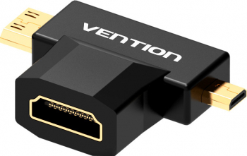 Adaptor Mini HDMI si Micro HDMI la HDMI mama Full HD 1080P 3D si 60Hz Vention 
