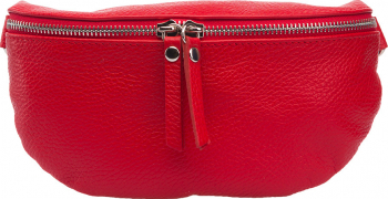 Borseta dama piele Toro Nero Waist glam red 