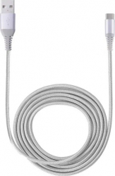 Cablu Avantree TC38 USB-TypeC 2 Metri Argintiu 