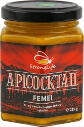 ApiCocktail FEMEI - mix apicol pentru imunitate din miere propolis laptisor de matca by Dr. Ing. Cornelia Dostetan Abalaru apicultor - 225g 