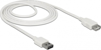 Cablu USB A Tata-Mama Alb Versiune 2.0 1.5 M Lungime - Prelungitor Extensie USB Tip Mama Tata 
