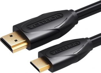 Cablul Mini HDMI la HDMI Full HD 1080P Placat cu aur 2 metri Vention 