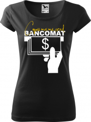 Tricou personalizat femei Bancomat Greenfish Negru S 