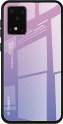 Husa de protectie Bibilel Gradient pentru Samsung Galaxy S20 bumper capac de protectie Roz BBL1347 