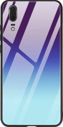 Husa de protectie Bibilel Gradient pentru Samsung Galaxy S20 protectie spate bumper capac de protectie Black-Blue BBL1356 