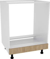 Corp Cuptor haaus Alb/Lemn Natural 60 x 50 x 80 cm 