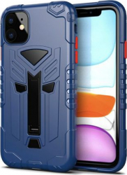 Husa de protectie Bibilel Hardcase cu suport pentru iPhone 11 protectie spate bumper capac de protectie Bleumarin BBL1456 