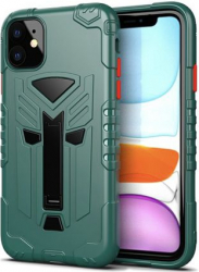Husa de protectie Bibilel Hardcase cu suport pentru iPhone 11 protectie spate bumper capac de protectie Verde BBL1457 