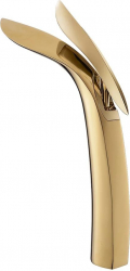 Baterie lavoar TRENDY S montare pe balt gold 