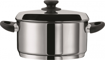 Oala Pyramis ZEON diametru 28cm capacitate 8litri inox potrivita pentru toate tipurile de plite 