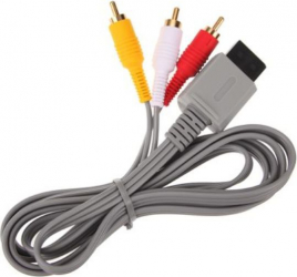 Cablu AV Compozit Audio Video RCA pentru consola Nintendo Wii 