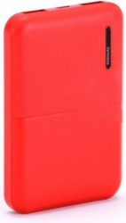 Baterie externa super small V-TAC cu cablu de incarcare micro USB 5000mAh rosie 