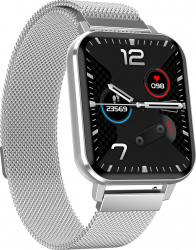 Ceas Smartwatch DT NO.1 DTX ecran HD 1.78 Notificare Apel frecventa cardiaca tensiune arteriala oximetru curea Metalica