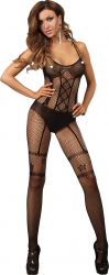 Catsuit Aryiana LivCo negru S/L 