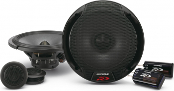 Difuzoare auto componente Alpine SPR-60C cu diametru de 165 mm 